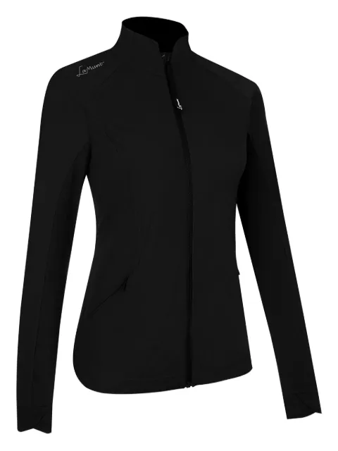 LAMUNT high-neck zip-front jacket Black 8550063