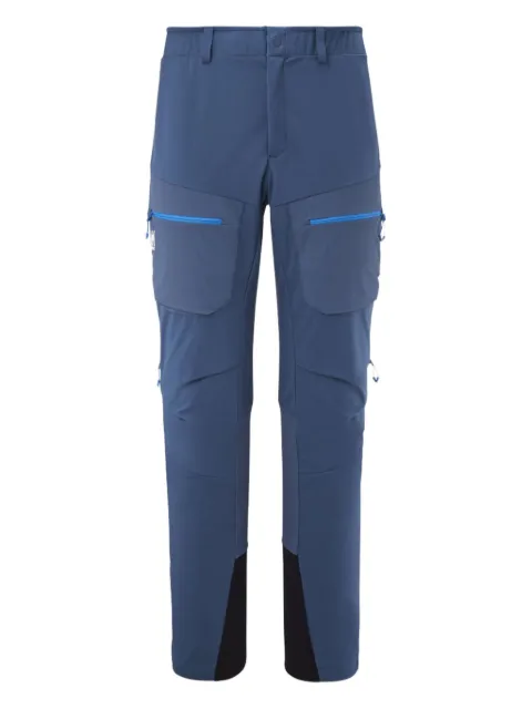 Pascal Millet logo-print trousers Blue MIV9906