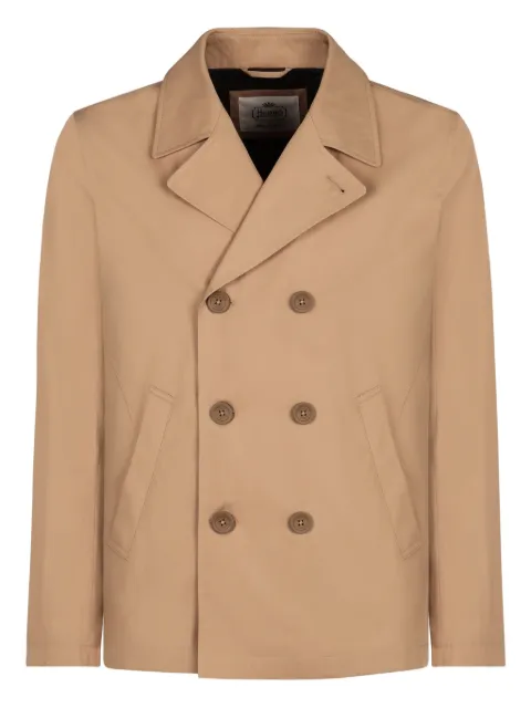 Herno double-breasted peacoat Neutrals PE000045U