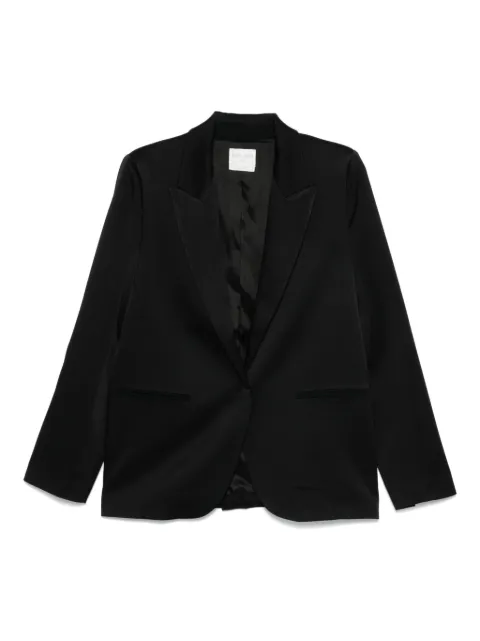 Forte Forte single-breasted blazer Black 14059BISMYJACKET