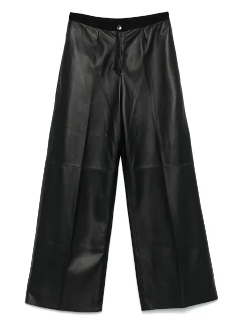 Forte Forte leather trousers Black 14014MYPANTS
