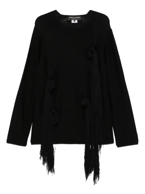 Comme des Garçons Homme Plus crew-neck sweater Black PON002