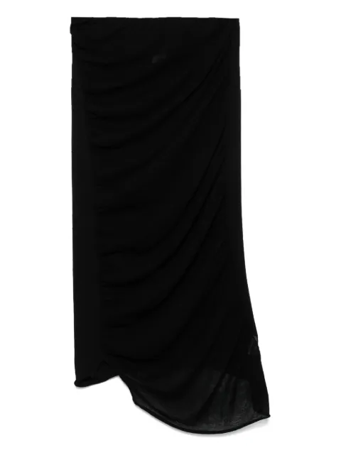 Issey Miyake Ambiguous midi skirt Black IM48KG283