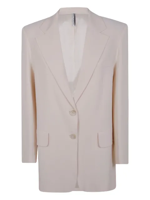 Liviana Conti single-breasted blazer Neutrals F5SS46