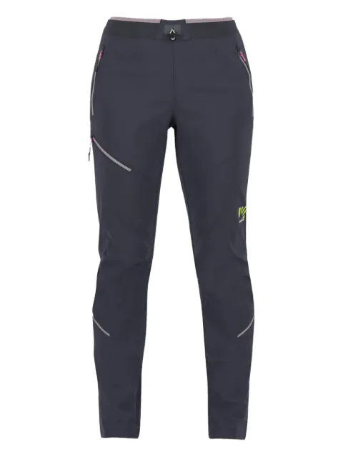 KARPOS logo-print trousers Blue 2522004