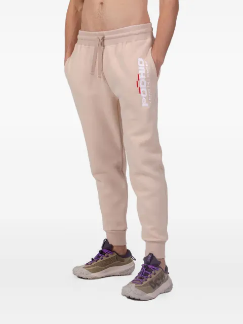 PODHIO logo-print track pants Neutrals PD013N