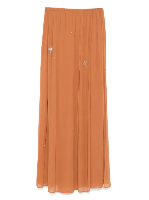 Forte Forte crystal-embellished skirt Brown 14092MYSKIRT