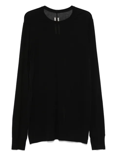 Rick Owens long-sleeve T-shirt Black RU01E5266JS