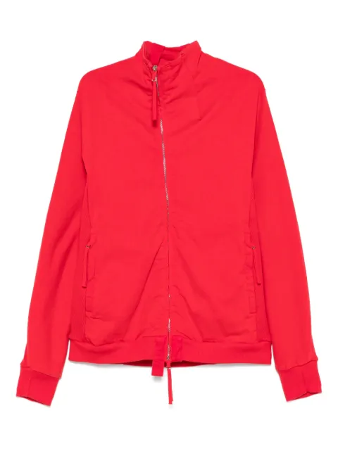 Boris Bidjan Saberi zip-up sweatshirt Red FFTO00002F0406C