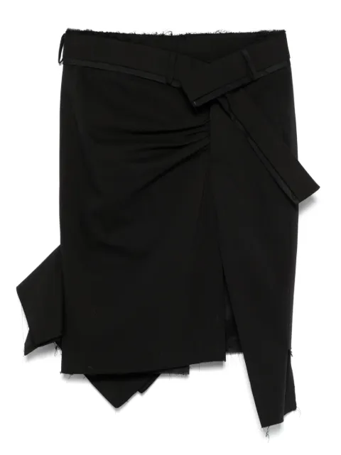 Ottolinger asymmetric mini skirt Black 12330052301
