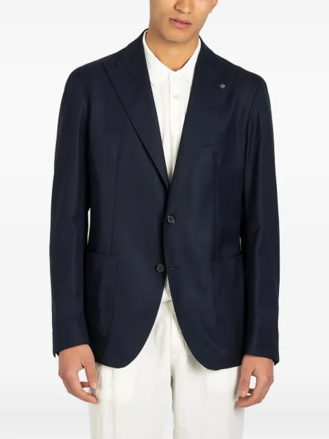 Tagliatore single-breasted patch-pocket blazer Blue 1SMC26K180020