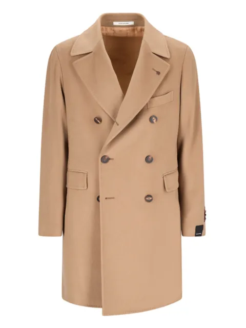 Tagliatore double-breasted button coat Neutrals CSBLMOB350002
