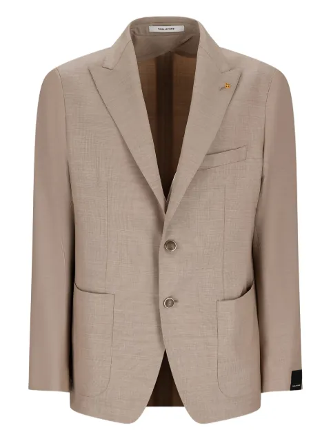 Tagliatore single-breasted patch-pocket jacket Neutrals 1SMC26K180020