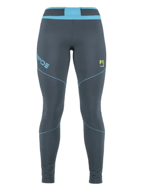 KARPOS logo-print performance leggings Blue 2522020
