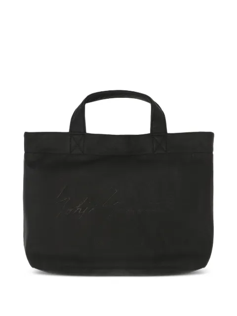 Discord Yohji Yamamoto leather tote bag Black DPI07709