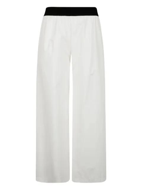 Maria Calderara cotton trousers White T364P