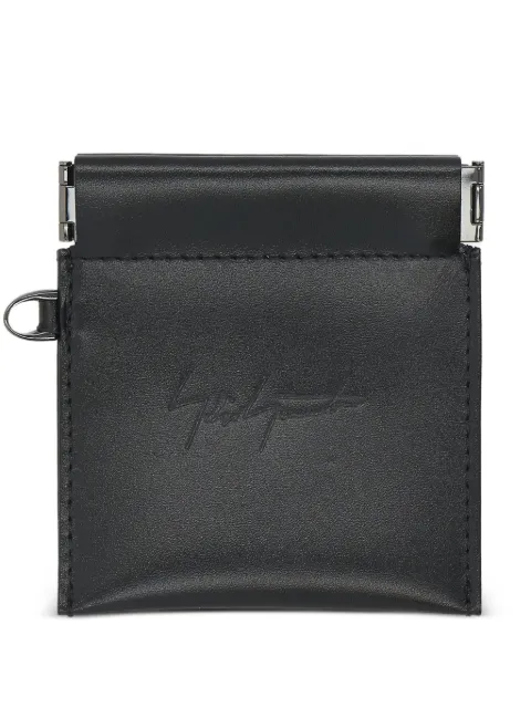 Discord Yohji Yamamoto leather coin purse Black DPA23714