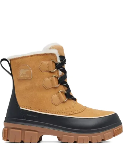 SOREL shearling rain boots Brown NL5185