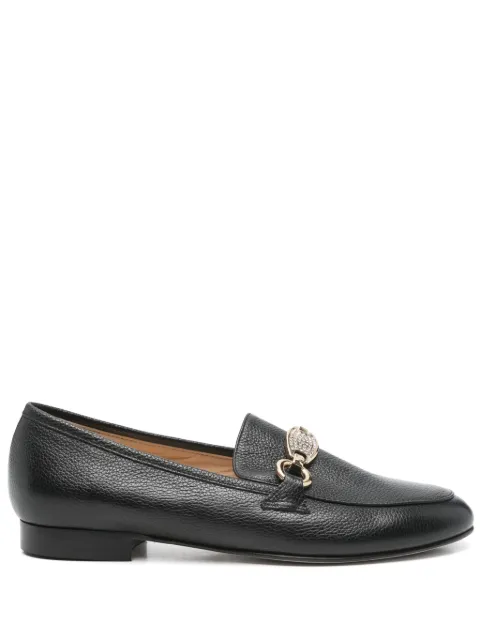 Casadei leather loafers Black 50860PDOLL0