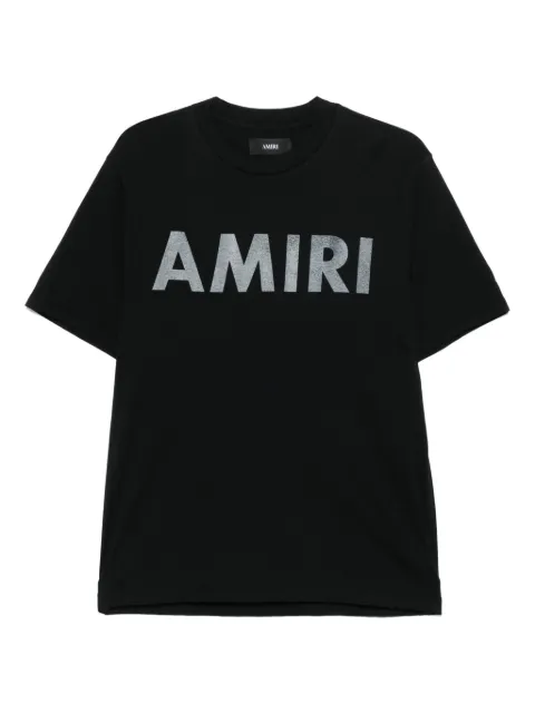 AMIRI Stencil logo-print T-shirt Black AMJYTE1214