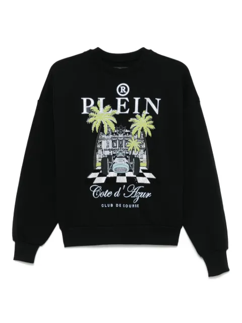 Philipp Plein jersey sweatshirt Black PAECWJO1052PTE003N
