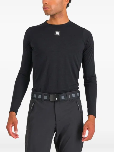 SPORTFUL logo-patch ski top Black 0422549