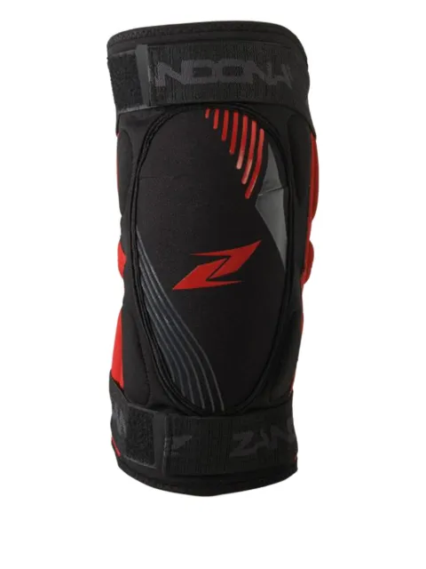 Zandonà logo-print knee pads Black 3236