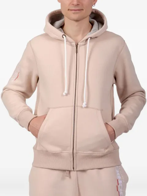 PODHIO embroidered hoodie Neutrals PD005