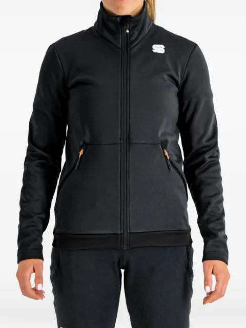 SPORTFUL logo-print zip-up jacket Black 0421567
