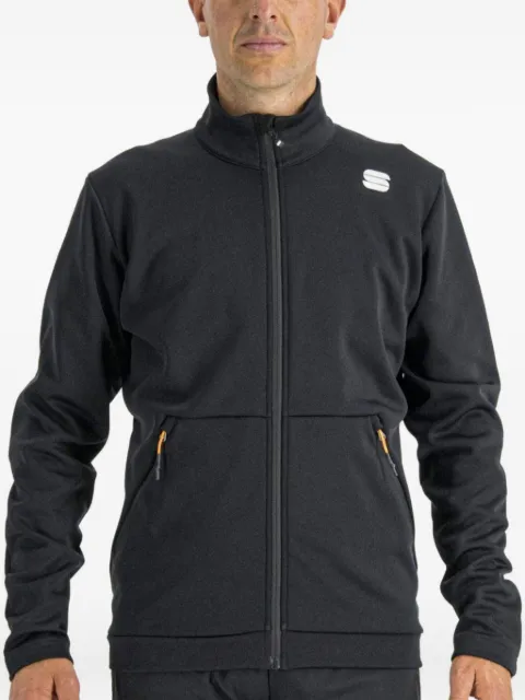 SPORTFUL logo-embroidered jacket Black 0421565