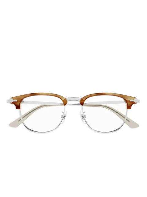 Montblanc round-frame glasses Brown MB0364O