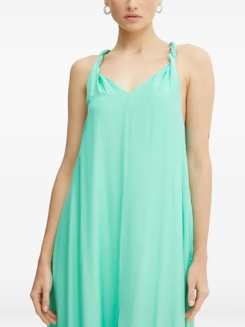 Patrizia Pepe braided-back maxi day dress Green 2A2913A057