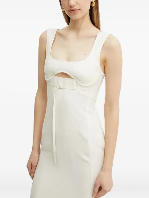 Patrizia Pepe cut-out mini dress White 2A2874A052