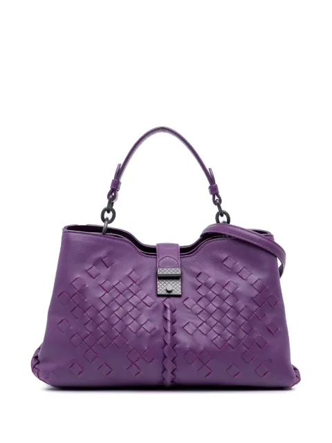 Bottega Veneta Pre-Owned 2012-2024 Nappa Intrecciato Napoli satchel Purple RWT73NTKDU8ZEFW3