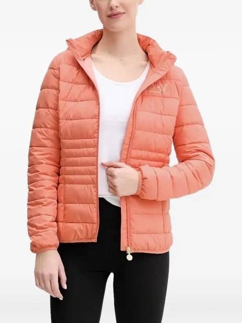 Ea7 Emporio Armani logo-print quilted jacket Orange 8Z8NTB23