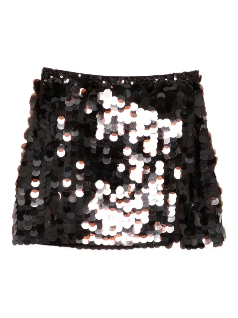 P.A.R.O.S.H. sequin-embellished mini skirt Brown GOOD630608