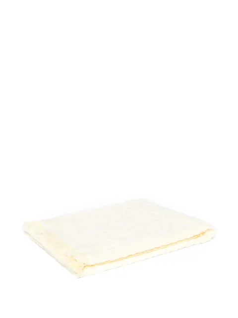 ZIMMERMANN jacquard towel 180cm x 100 cm Yellow 3653XS25A2