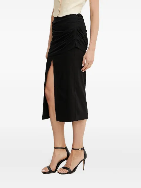 PINKO gathered midi skirt Black 104835A2GF