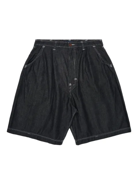 Junya Watanabe MAN button-fastening denim shorts Blue WOP037051