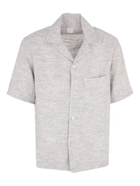 Eleventy short-sleeve collared shirt Grey K75CAMK09TES0K178