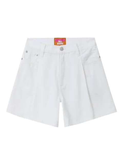 Hey Joanie Pleated Fun shorts White HJ117