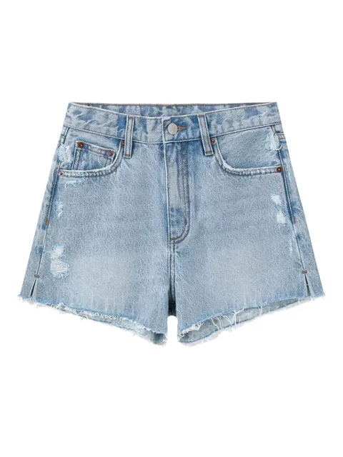 Hey Joanie distressed-effect shorts Blue HJ167