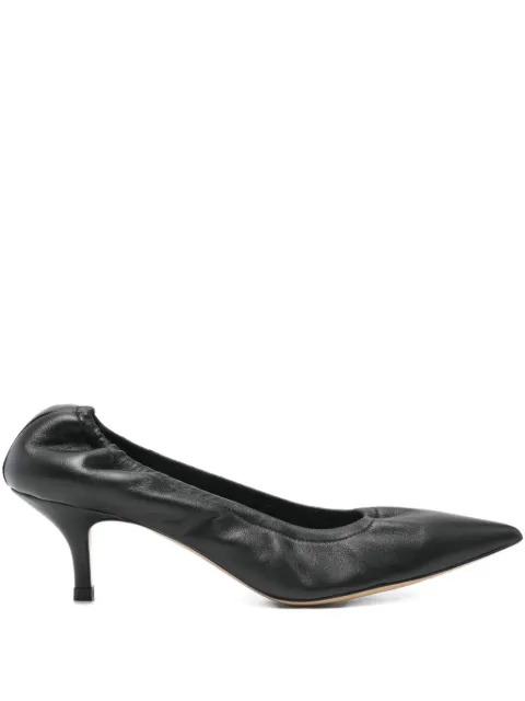 P.A.R.O.S.H. leather pumps Black CURLYSHOED070286