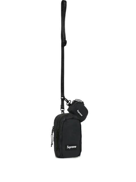 Supreme logo-patch camera bag set Black SU25314