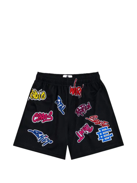 ERIC EMANUEL Matty Boy EE graphic-print mesh shorts Black EESP25MS27234