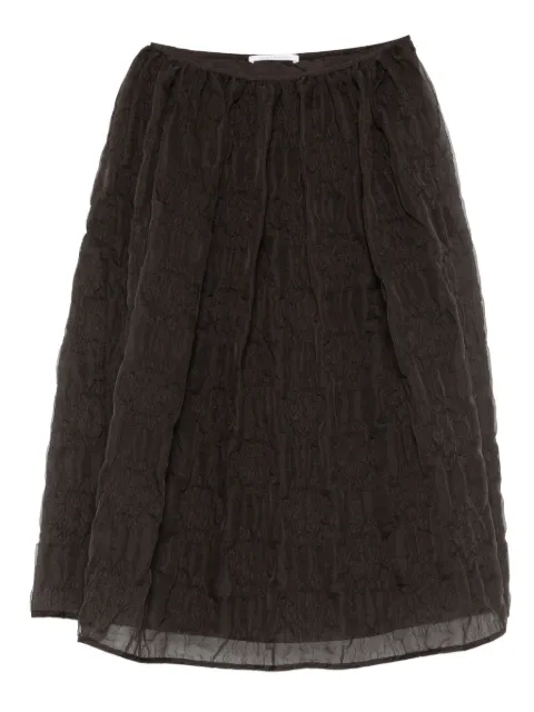 Cecilie Bahnsen Bala midi skirt Brown 325RTW17010