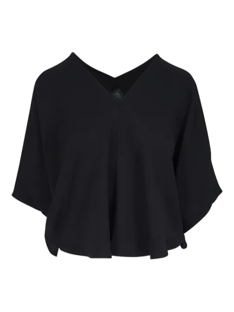 Zero + Maria Cornejo Circle blouse Black D25SCP601BLACK