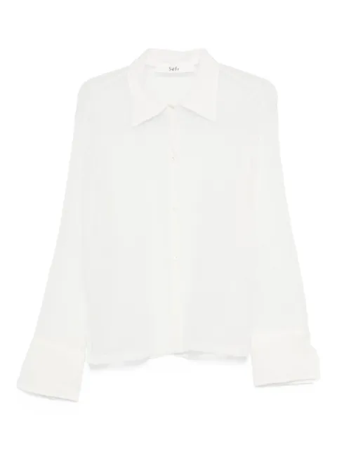 Séfr Willow shirt White WSS25WILLOWLIG