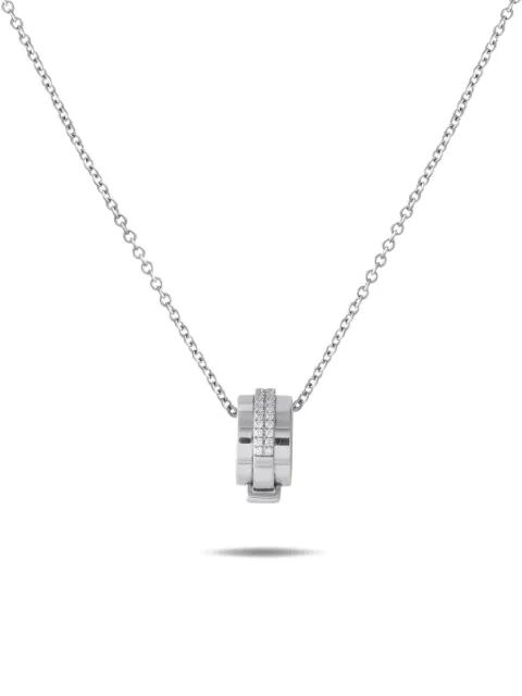 Asprey London 18K white gold Asprey diamond pendant necklace Silver AS20041025