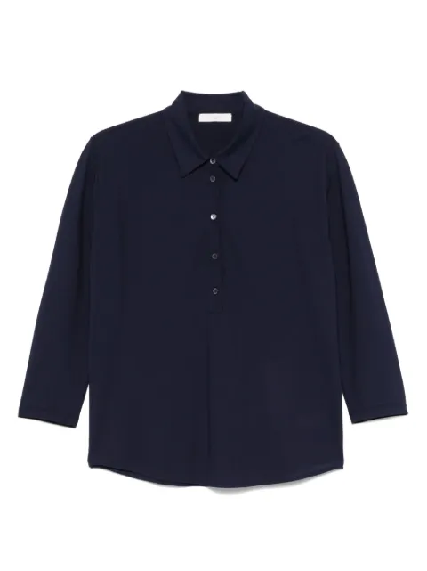 Zanone cotton blouse Blue 853203ZG480